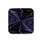 Digital Room Rubber Square Coaster (4 pack)  Front