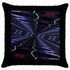 Digital Room Throw Pillow Case (Black)