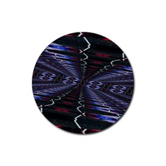 Digital Room Rubber Coaster (Round) 