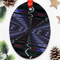 Digital Room Oval Ornament (Two Sides)