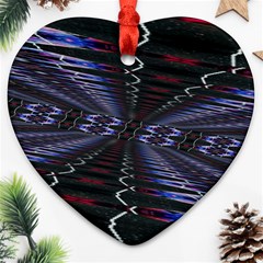 Digital Room Heart Ornament (Two Sides)