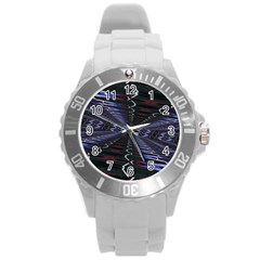 Digital Room Round Plastic Sport Watch (L)