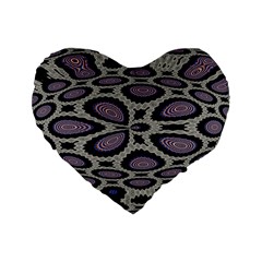 Kalider Standard 16  Premium Flano Heart Shape Cushions by Sparkle