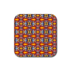 Red Kalider Rubber Coaster (square)  by Sparkle