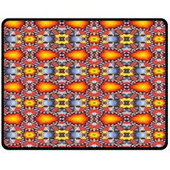 Red Kalider Double Sided Fleece Blanket (medium)  by Sparkle