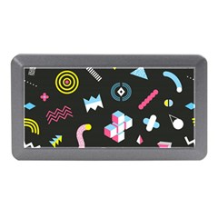 Memphis Design Seamless Pattern Memory Card Reader (mini) by BangZart