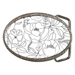 Contemporary Nature Seamless Pattern Belt Buckles by BangZart