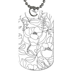 Contemporary Nature Seamless Pattern Dog Tag (two Sides) by BangZart