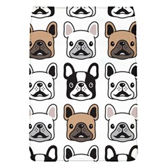 Dog French Bulldog Seamless Pattern Face Head Removable Flap Cover (s) by BangZart