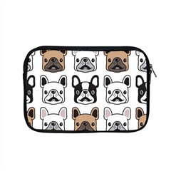 Dog French Bulldog Seamless Pattern Face Head Apple Macbook Pro 15  Zipper Case by BangZart