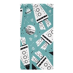 Cute Seamless Pattern With Rocket Planets Stars Shower Curtain 36  X 72  (stall)  by BangZart