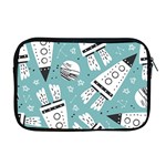 Cute seamless pattern with rocket planets stars Apple MacBook Pro 17  Zipper Case Front