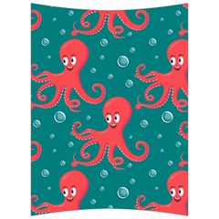 Cute Smiling Red Octopus Swimming Underwater Back Support Cushion by BangZart