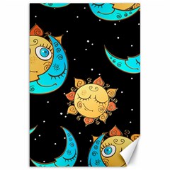 Seamless Pattern With Sun Moon Children Canvas 20  X 30  by BangZart