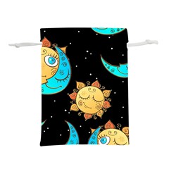 Seamless Pattern With Sun Moon Children Lightweight Drawstring Pouch (m) by BangZart