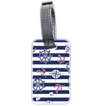 Seamless marine pattern Luggage Tag (two sides) Front