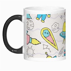 Cute Seamless Pattern With Space Morph Mugs by BangZart