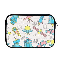 Cute Seamless Pattern With Space Apple Macbook Pro 17  Zipper Case by BangZart