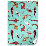 Pattern with koi fishes Canvas 12  x 18  11.88 x17.36  Canvas - 1