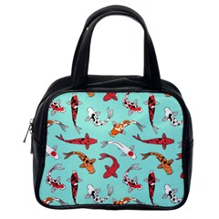 Pattern With Koi Fishes Classic Handbag (one Side) by BangZart