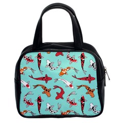 Pattern With Koi Fishes Classic Handbag (two Sides) by BangZart