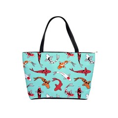 Pattern With Koi Fishes Classic Shoulder Handbag by BangZart