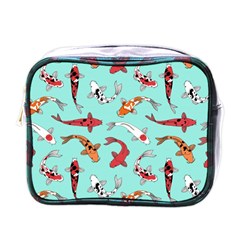 Pattern With Koi Fishes Mini Toiletries Bag (one Side) by BangZart