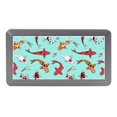 Pattern With Koi Fishes Memory Card Reader (mini) by BangZart