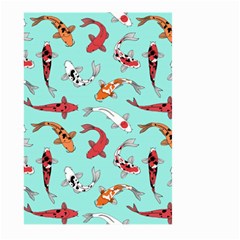 Pattern With Koi Fishes Large Garden Flag (two Sides) by BangZart