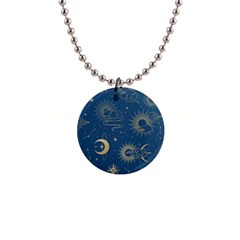 Seamless Galaxy Pattern 1  Button Necklace by BangZart