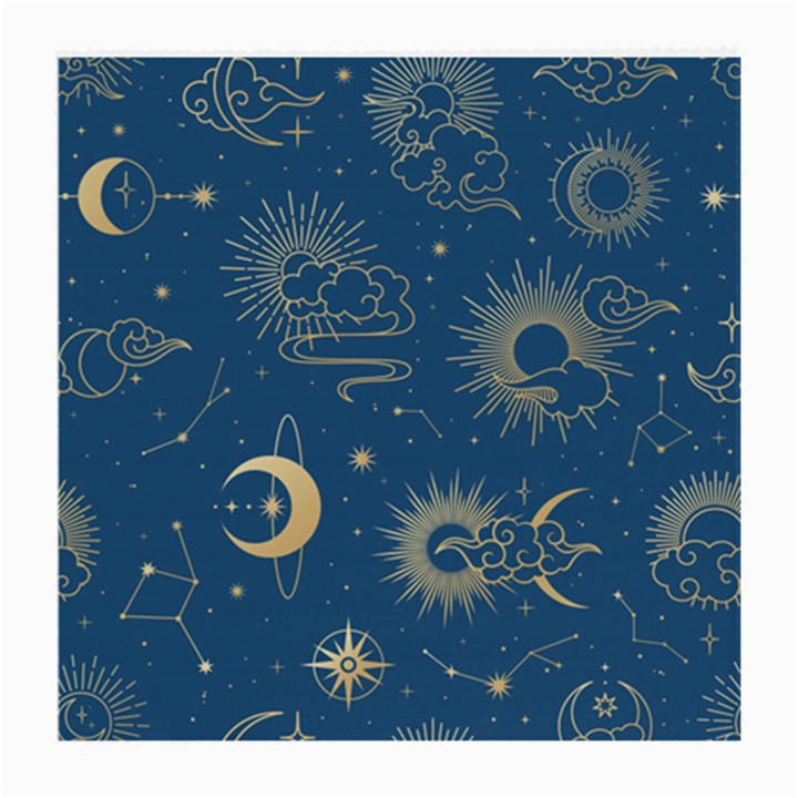 Seamless galaxy pattern Medium Glasses Cloth (2 Sides)