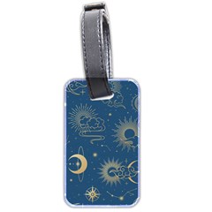 Seamless Galaxy Pattern Luggage Tag (two Sides) by BangZart