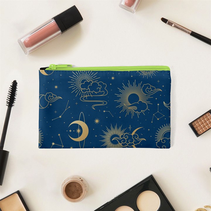 Seamless galaxy pattern Cosmetic Bag (XS)