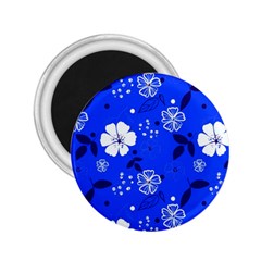 Blooming Seamless Pattern Blue Colors 2 25  Magnets by BangZart