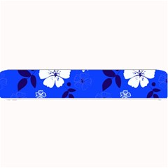 Blooming Seamless Pattern Blue Colors Small Bar Mats by BangZart