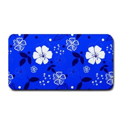 Blooming Seamless Pattern Blue Colors Medium Bar Mats by BangZart