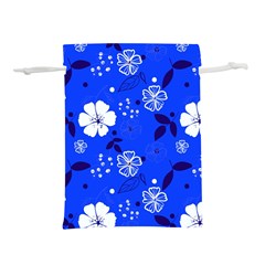 Blooming Seamless Pattern Blue Colors Lightweight Drawstring Pouch (l) by BangZart