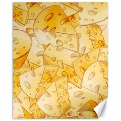 Cheese Slices Seamless Pattern Cartoon Style Canvas 16  X 20  by BangZart