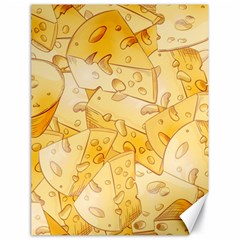 Cheese Slices Seamless Pattern Cartoon Style Canvas 18  X 24  by BangZart