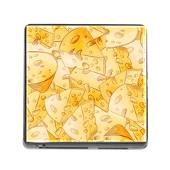 Cheese Slices Seamless Pattern Cartoon Style Memory Card Reader (square 5 Slot) by BangZart