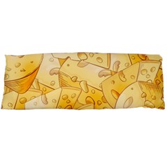 Cheese Slices Seamless Pattern Cartoon Style Body Pillow Case (dakimakura) by BangZart