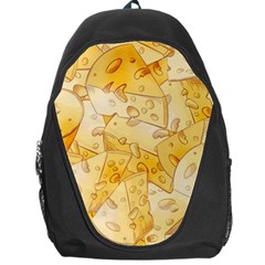 Cheese Slices Seamless Pattern Cartoon Style Backpack Bag by BangZart