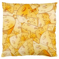 Cheese Slices Seamless Pattern Cartoon Style Standard Flano Cushion Case (two Sides) by BangZart