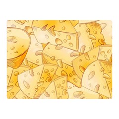 Cheese Slices Seamless Pattern Cartoon Style Double Sided Flano Blanket (mini)  by BangZart