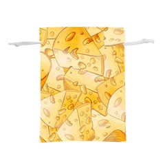 Cheese Slices Seamless Pattern Cartoon Style Lightweight Drawstring Pouch (m) by BangZart