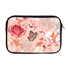 Beautiful Seamless Spring Pattern With Roses Peony Orchid Succulents Apple Macbook Pro 17  Zipper Case by BangZart