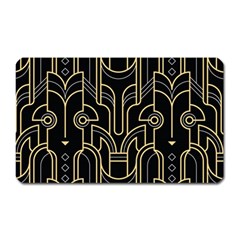 Art Deco Geometric Abstract Pattern Vector Magnet (rectangular)