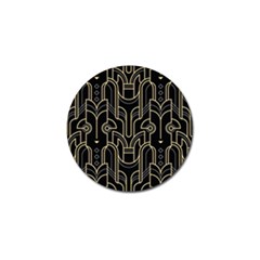 Art Deco Geometric Abstract Pattern Vector Golf Ball Marker by BangZart