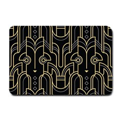 Art Deco Geometric Abstract Pattern Vector Small Doormat  by BangZart