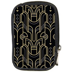 Art Deco Geometric Abstract Pattern Vector Compact Camera Leather Case by BangZart